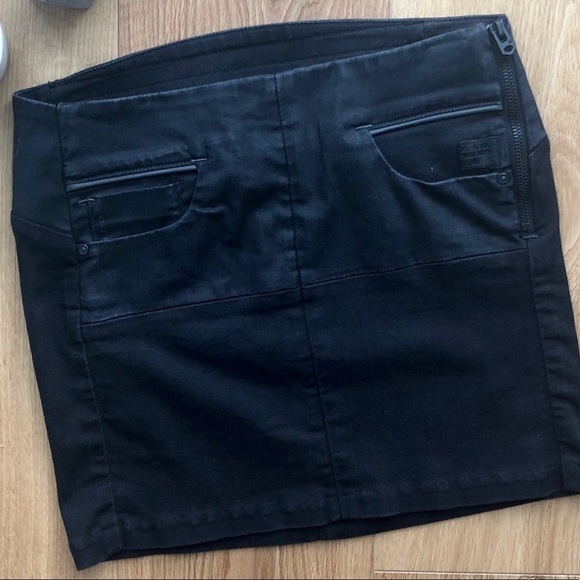 Black mini skirt by G-Star size 28 - Picture 7 of 7